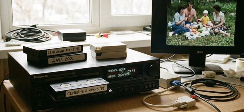 Студия оцифровки кассеты MiniDV