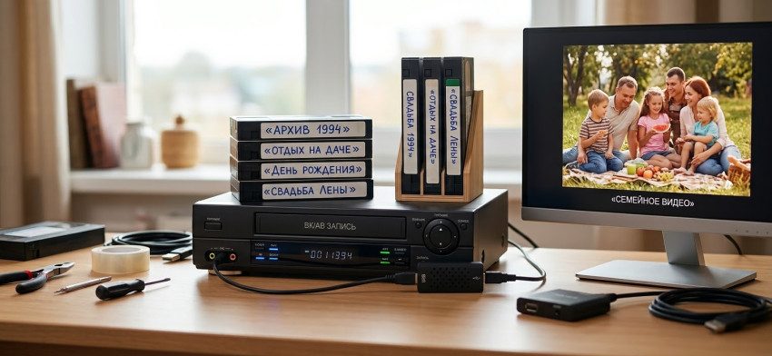 Студия оцифровки кассеты VHS